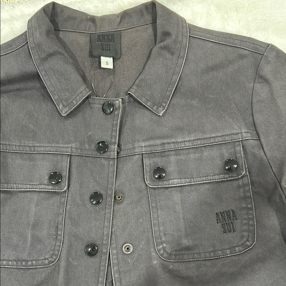anna sui vintage denim-like jacket ☆